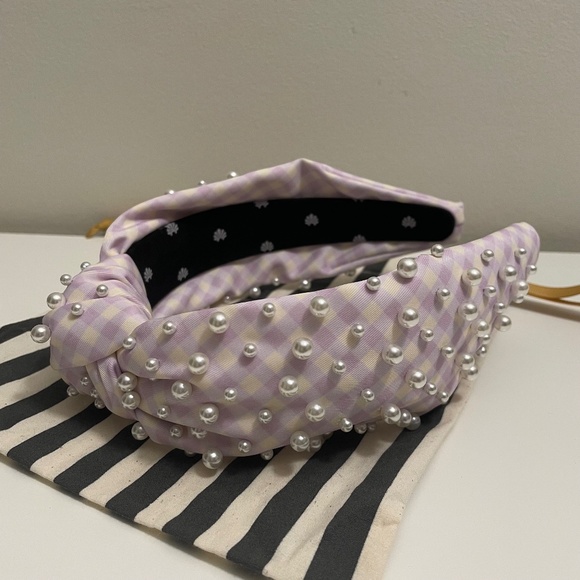Stoney Clover Lane X Lele Sadoughi Lilac Picnic Headband